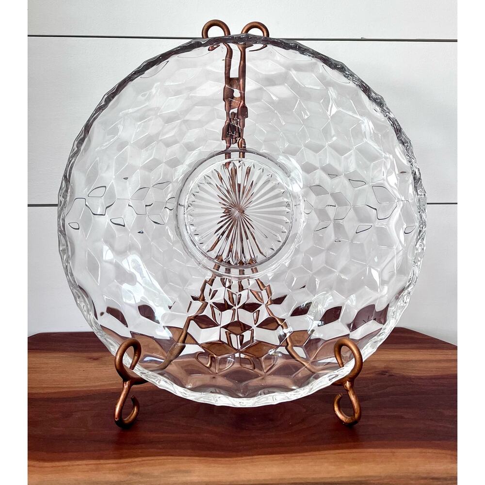 Footed Lily Pond Bowl American Clear (Stem 2056) by FOSTORIA